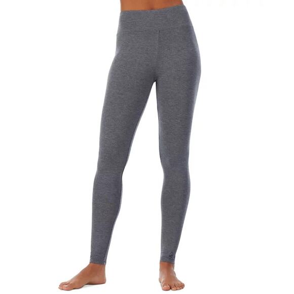 Cuddl Duds Softwear with Stretch High Waist Leggings Charcoal Size M - Picture 1 of 6